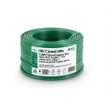 سلك نحاس مجدول مفرد 12 AWG مطلي قصدير 1000 فولت عزل PVC +105°C أخضر طول 2500 قدم | شركة كابلات الشرقية للصناعة