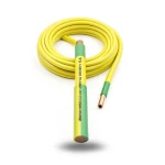 سلك نحاس مصمت مقاوم للحراره احادى النواة معزول PVC 90º 6 مم² 450/750 فولت 300 قدم اصفر مع الاخضر | شركة الفنار