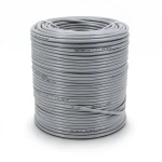 سلك نحاس مصمت احادى النواة معزول PVC 70º مقاس 1.5 مم² 450/750 فولت طول 300 قدم رمادي | شركة الفنار