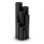 انابيب بلاستيك HDPE ضغط 16 بار PE 80 مقاس 75 ملم سمك 8.4 ملم لون اسود