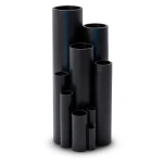 مواسير بلاستيك HDPE ضغط 16 بار PE 100 قطر خارجي 280 mm سماكة 25.4 mm لون أسود | شركة المنار