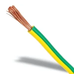 سلك كهرباء تأريض نحاس شعر CU/PVC مساحة مقطع 35 مم2 450/750 فولت أخضر/أصفر