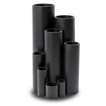انابيب بلاستيك HDPE ضغط 16 بار PE 80 مقاس 75 ملم سمك 8.4 ملم لون اسود