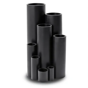 HDPE Plastic Pipe Pressure 16 Bar PE 80 Size 75 mm Thickness 8.4 mm Black
