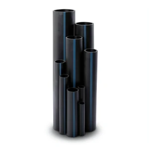 انابيب بلاستيك HDPE ضغط 6 بار [PE 80] قطر خارجي 315 mm سمك 14.4 mm لون اسود