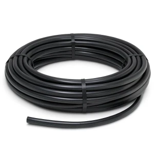 HDPE Plastic Pipe Pressure 6.3 Bar PE 100, 40 mm OD, 1.8 mm Thickness, Black Color