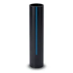 HDPE Pipe 6 Bar Working Pressure PE 80 Outer Diameter 400 mm Thickness 18.2 mm Black