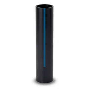 HDPE Pipe 6 Bar Working Pressure PE 80 Outer Diameter 400 mm Thickness 18.2 mm Black