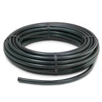 HDPE Plastic Pipe Pressure 6.3 Bar PE 100, 63 mm OD, 2.5 mm Thickness, Black