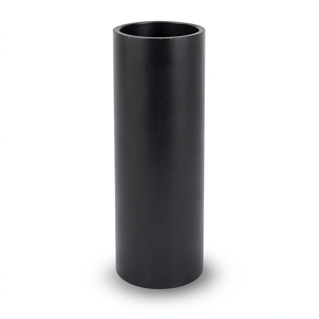 HDPE Plastic Pipe Pressure 16 Bar PE 100 Size 315 mm Thickness 28.6 mm Black