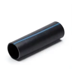 أنابيب HDPE ضغط 16 بار PE 100 مقاس 355 مم سماكة 32.5 مم لون أسود