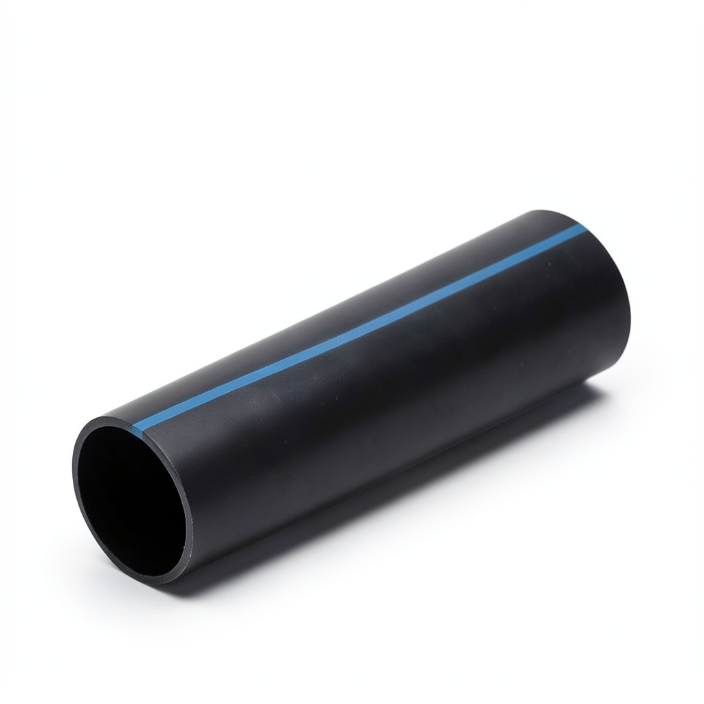 أنابيب HDPE ضغط 16 بار PE 100 مقاس 355 مم سماكة 32.5 مم لون أسود