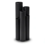 مواسير بلاستيك HDPE ضغط 16 بار PE 80 مقاس 110 ملم سمك 12.3 ملم لون اسود