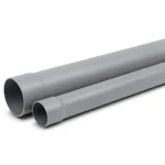 أنابيب بلاستيك UPVC ضغط 315 psi مقاس 1/2 إنش سمك 2.08 ملم لون رمادي