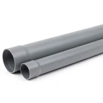 أنابيب بلاستيك UPVC ضغط 315 psi مقاس 3/4 إنش سماكة 2.49 مم لون رمادي