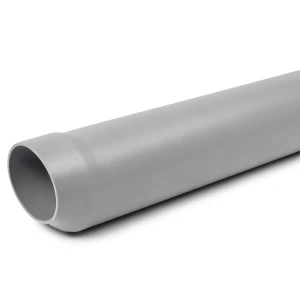 أنابيب بلاستيك UPVC ضغط 315 psi مقاس 1/4 1 إنش سمك 3.60 مم لون رمادي