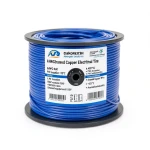لفة سلك كهرباء 8 AWG نحاس مجدول معزول PVC +105°C ازرق، جهد 600 فولت | شركة كابلات الشرقية للصناعة