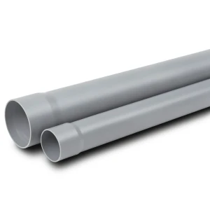 أنابيب UPVC ضغط 315 psi مقاس 2 1/2 إنش سماكة 6.07 مم لون رمادي