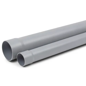 UPVC Plastic Pipe PN 315 psi Size 6 inch Thickness 13.97 mm Grey Color