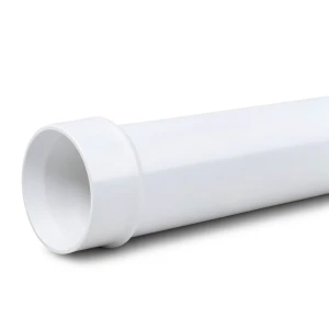 UPVC Pipe PN 2 Bar Class 1, Size 160 mm, Thickness 1.8 mm, White Color