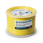 سلك كهرباء 8 AWG نحاس مجدول عزل PVC +105°C اصفر، جهد 600 فولت | شركة كابلات الشرقية للصناعة