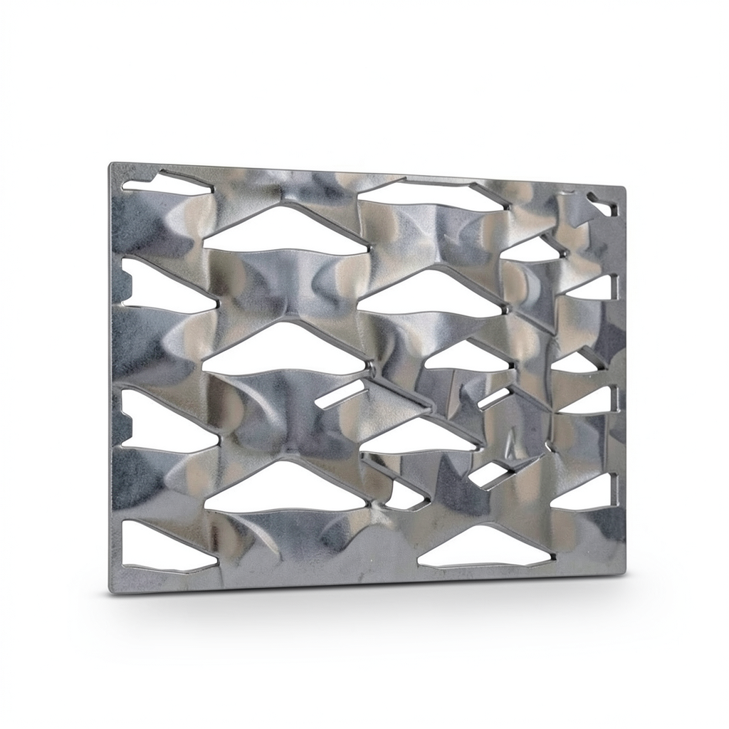 Hot Rolled Flattened Expanded Metal 2.8 mm Thickness, 2.44×7 m Memari Design