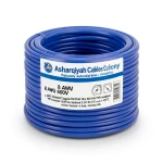 لفة سلك كهرباء 8 AWG نحاس مجدول معزول PVC +105°C ازرق، جهد 600 فولت | شركة كابلات الشرقية للصناعة