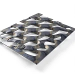 Hot Rolled Expanded Metal Mesh Memari Shape 3 mm Thickness 2.44×2 m