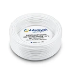 8 AWG Stranded Copper Electrical Wire 600V PVC Insulation +105°C White | Asharqiyah Cables Company for Industry