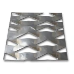 Hot Rolled Expanded Metal Sheet Flattened 3 mm Thickness 2.44×6 m Memari Form