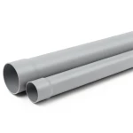 مواسير بلاستيك UPVC ضغط 250 psi مقاس 6 إنش سمك 11.10 مم لون رمادي