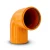 UPVC Elbow 87° Non Pressure Size 250 mm Orange | Al-Munif - Image 1