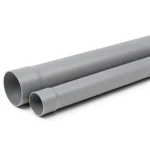 أنابيب UPVC ضغط 315 psi مقاس 1 إنش سمك 2.97 مم لون رمادي