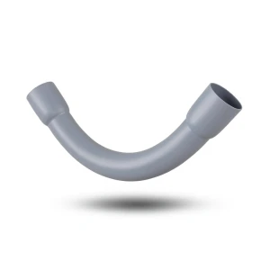 كوع كهرباء UPVC مقاس 110 مم لون رمادي
