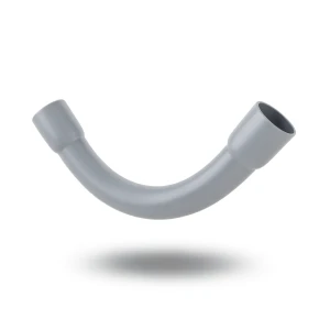 كوع كهرباء UPVC مقاس 160 مم، لون رمادي