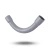 UPVC Elbow Long Bend Size 32 mm Gray - Image 1