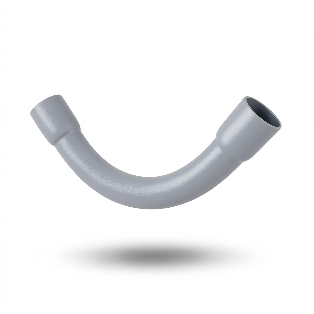 UPVC Long Bend Size 40 mm 16 Bar Gray