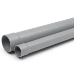 أنابيب بلاستيك UPVC ضغط 315 psi مقاس 4 إنش سمك 9.47 مم لون رمادي