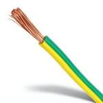 Flexible Copper Earth Electrical Wire CU/PVC 35mm2 450/750V Green/Yellow