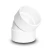 UPVC Elbow 45° 1 1/4 Inch White Color - Image 1