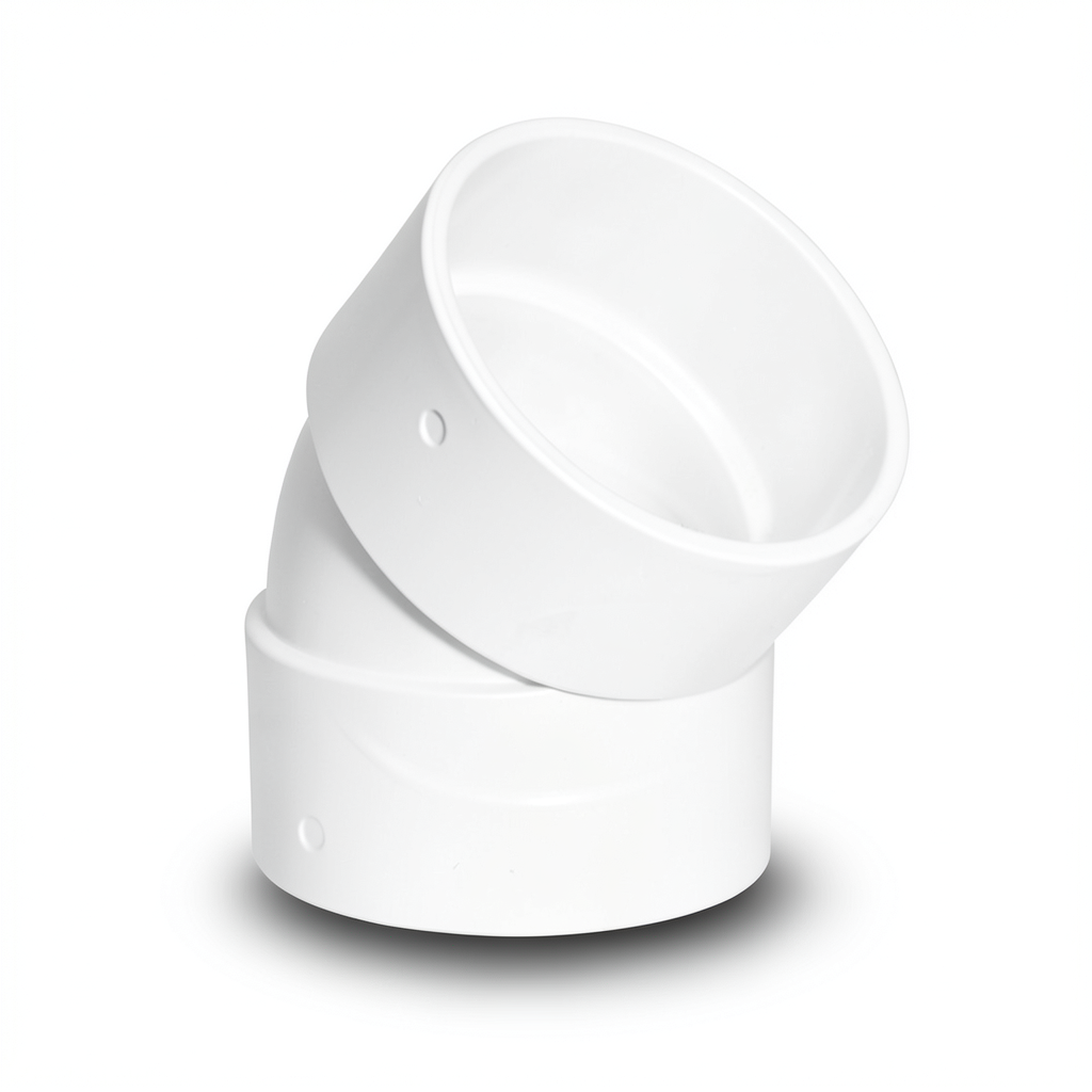 UPVC Elbow 45° 1 1/4 Inch White Color