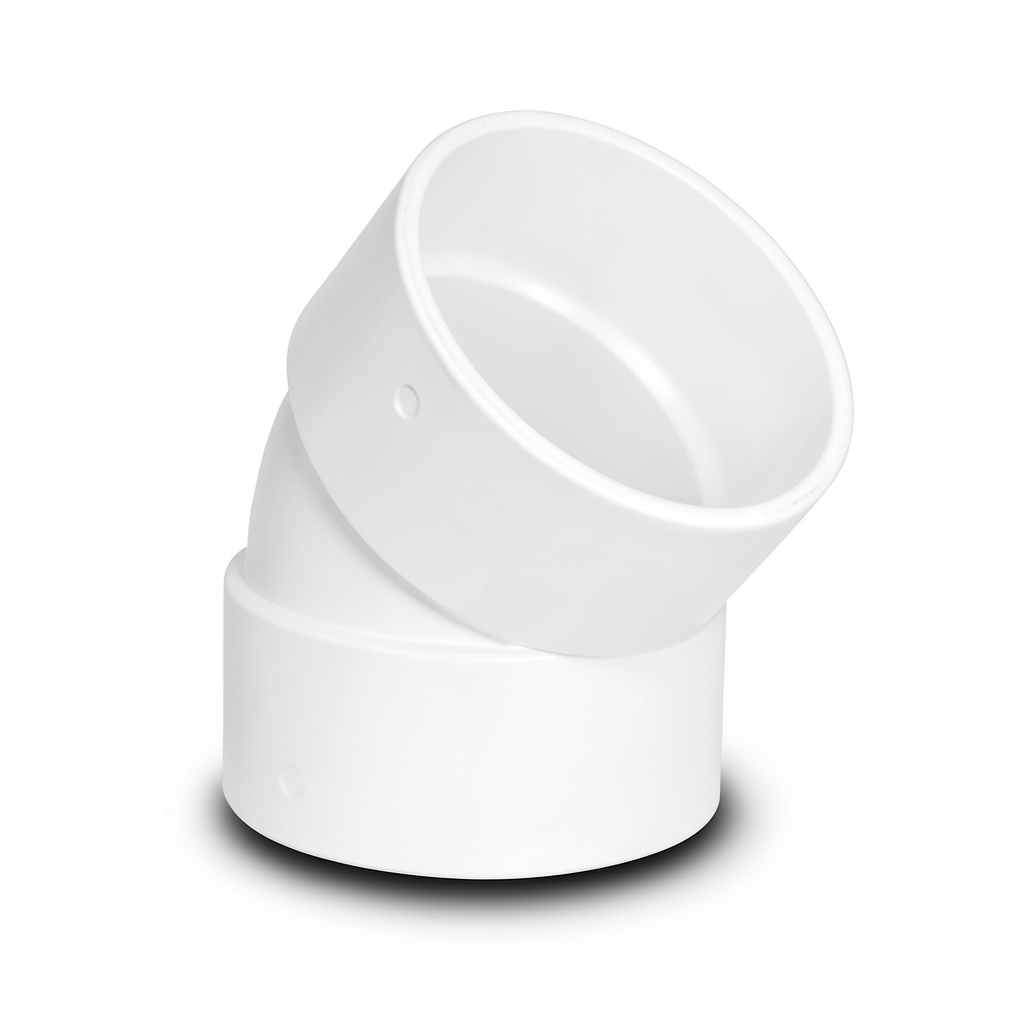 UPVC Elbow 45° 3 Inch White