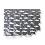 Hot Rolled Expanded Metal Sheet Flattened Memari Shape 3.8 mm Wire Diameter 1.22×5 M