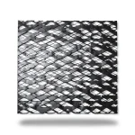 Hot Rolled Expanded Metal Mesh Memari Shape Wire Diameter 3.8 mm Size 1.22×7 m
