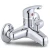 خلاط استحمام اتوماتيك ABS كروم YT-13547123، مادة ABS متينة - Image 1