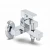 Square Chrome Automatic Shower Mixer Brass, Chrome Color - Image 1