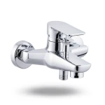 Chinese Brass Chrome Automatic Shower Mixer, Durable Corrosion-Resistant