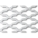 Hot Rolled Expanded Metal Sheet Flattened, Mozakhraf Shape, Thickness 1.2 mm, Width 1.22 M, Length 6 M