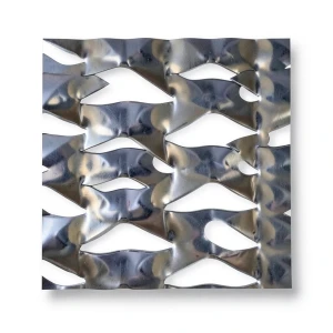 سلك شبك معدني ممدد مدرفل على الساخن سماكة 2.8 مم، مقاس 2.44×6 متر، تصميم معماري