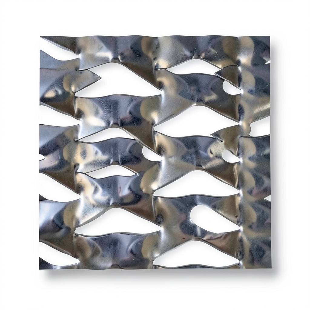 Hot Rolled Expanded Metal Sheet 2.8 mm Thickness, 2.44×6 m, Memari Design